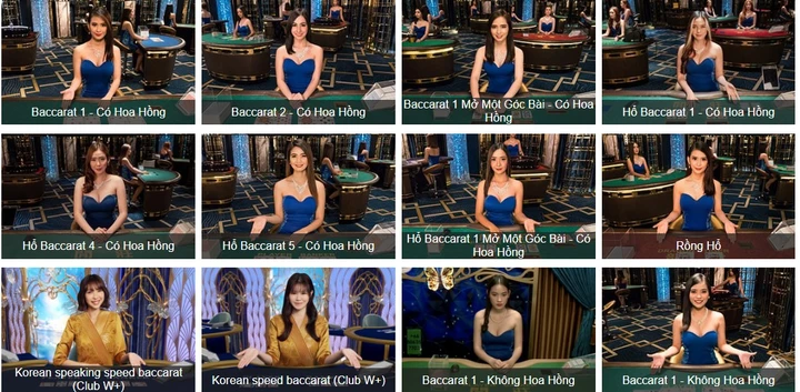 Giới thiệu Club W Casino W88 sảnh cược trực tuyến đẳng cấp quốc tế 6 Chọn game Casino, đặt cược và tham gia ván game Club W Casino W88