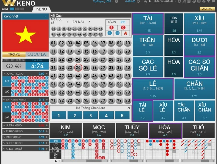 Keno W88 trò chơi xổ số hấp dẫn giúp người chơi đổi đời ngay trong đêm 13 Chơi game Keno W88 với giao diện dễ sử dụng