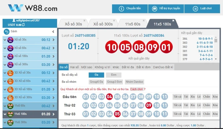 Giới thiệu trò chơi Lotto W88 game được người chơi săn đón nhiều nhất 2024 4 Hướng dẫn các bước vào chơi Lotto W88